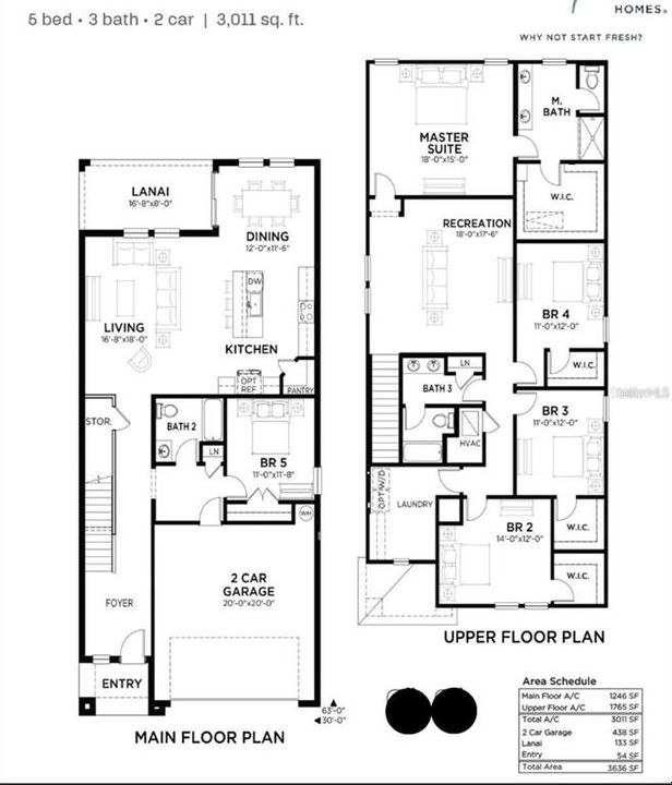 На продажу: $399,900 (5 спален, 3 ванн, 3011 Квадратных фут)