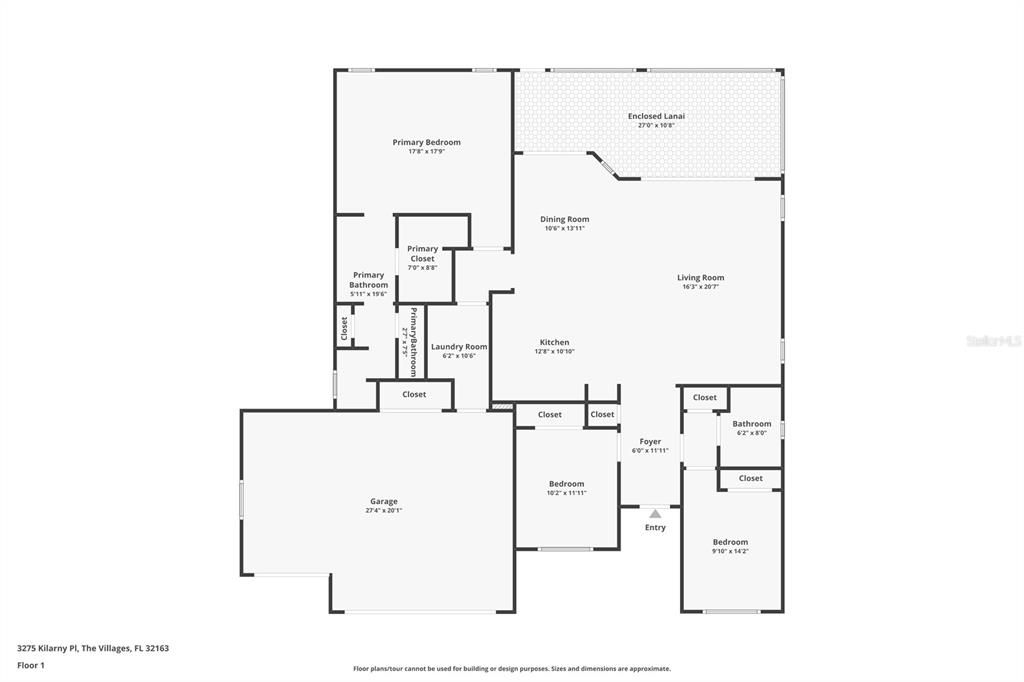 For Sale: $525,000 (3 beds, 2 baths, 1938 Square Feet)