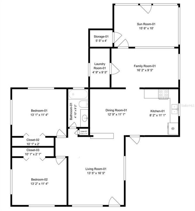 En Venta: $145,000 (2 camas, 1 baños, 1209 Pies cuadrados)