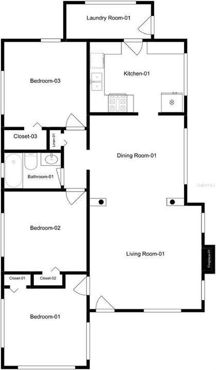 En Venta: $449,900 (3 camas, 1 baños, 1114 Pies cuadrados)