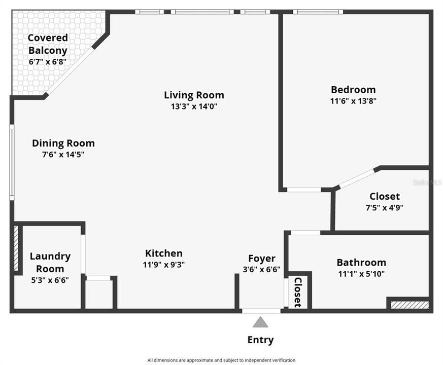 待售: $179,900 (1 贝兹, 1 浴室, 707 平方英尺)