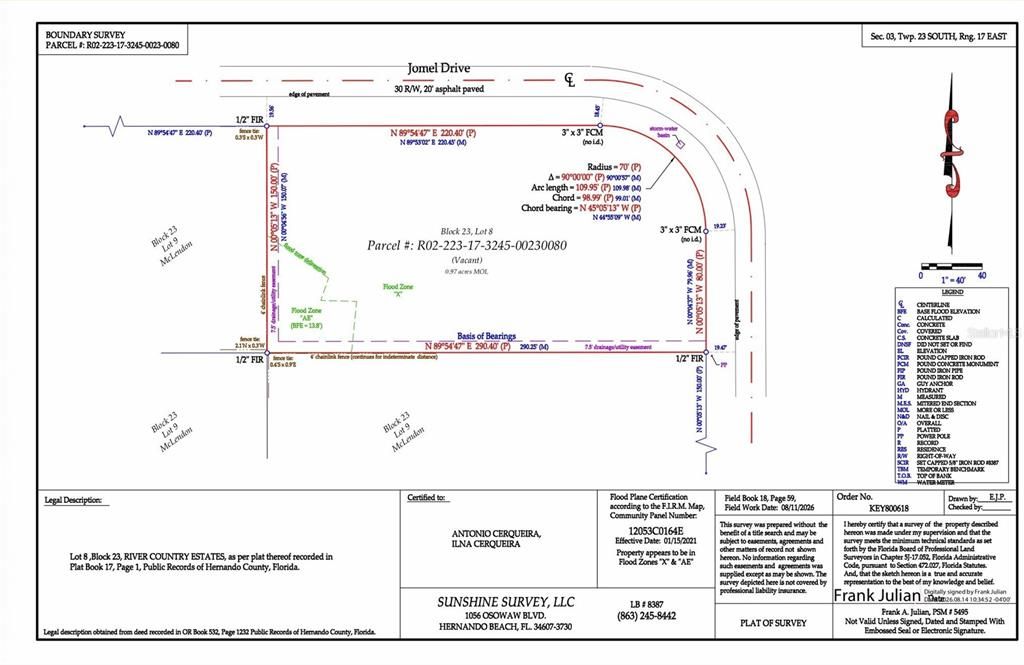 En Venta: $110,000 (0.98 acres)