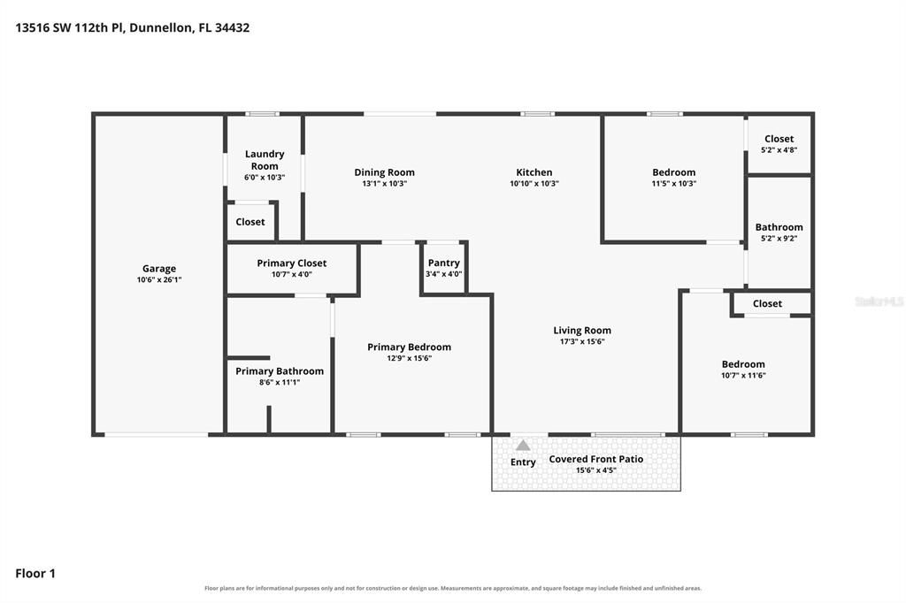 For Sale: $240,000 (3 beds, 2 baths, 1286 Square Feet)