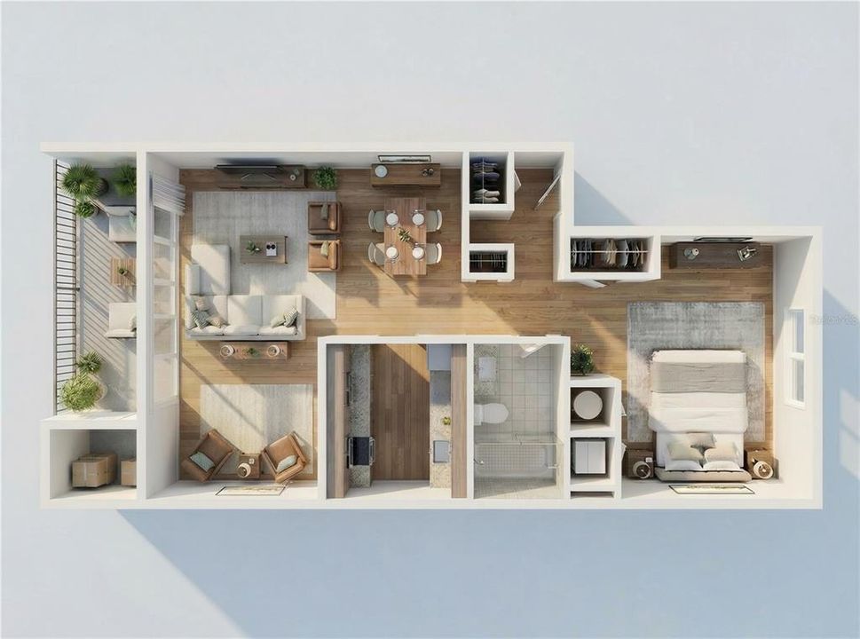 For Sale: $140,000 (1 beds, 1 baths, 678 Square Feet)