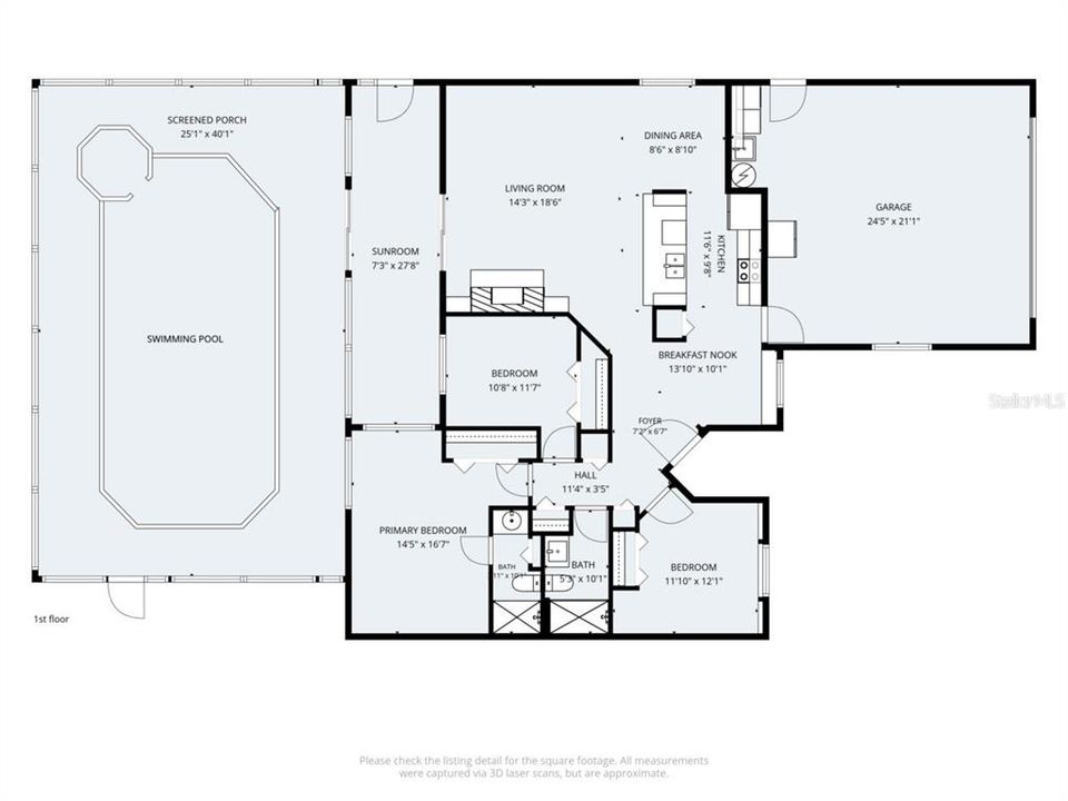 En Venta: $509,999 (3 camas, 2 baños, 1347 Pies cuadrados)