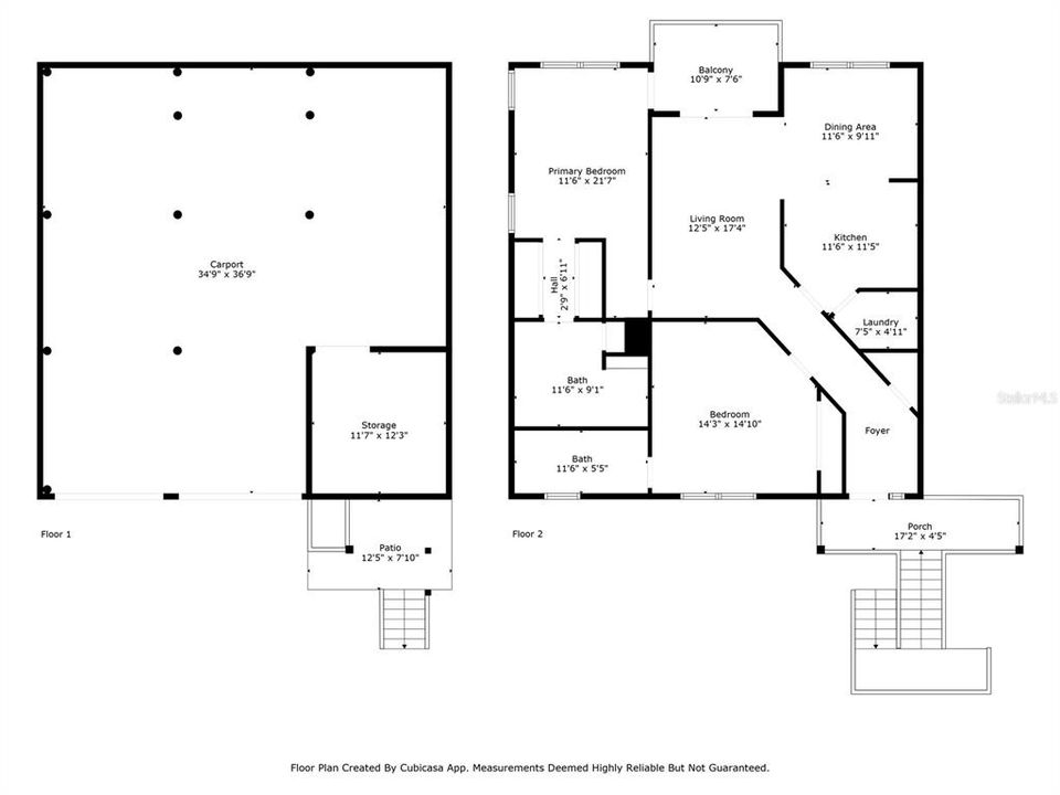 For Sale: $495,000 (2 beds, 2 baths, 1296 Square Feet)