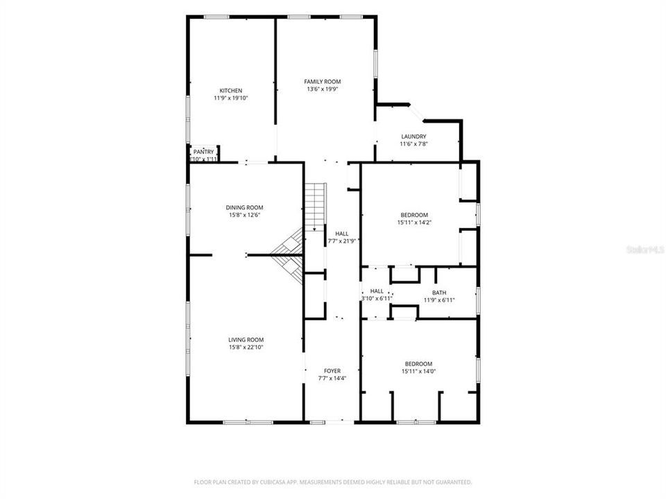 На продажу: $219,000 (4 спален, 1 ванн, 3080 Квадратных фут)