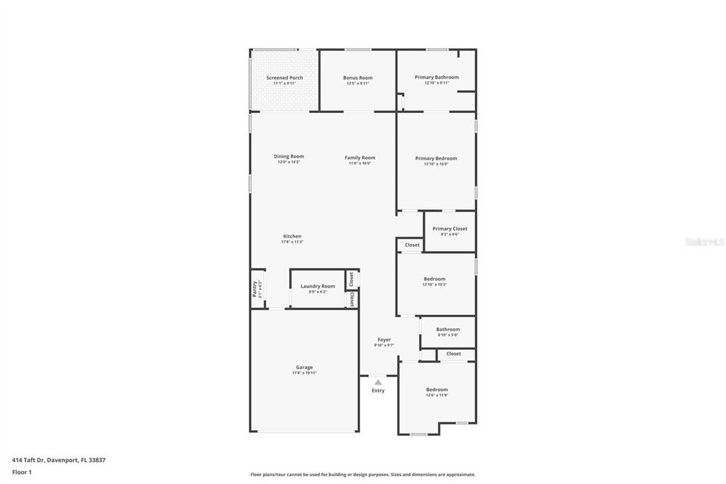 На продажу: $385,000 (3 спален, 2 ванн, 1968 Квадратных фут)