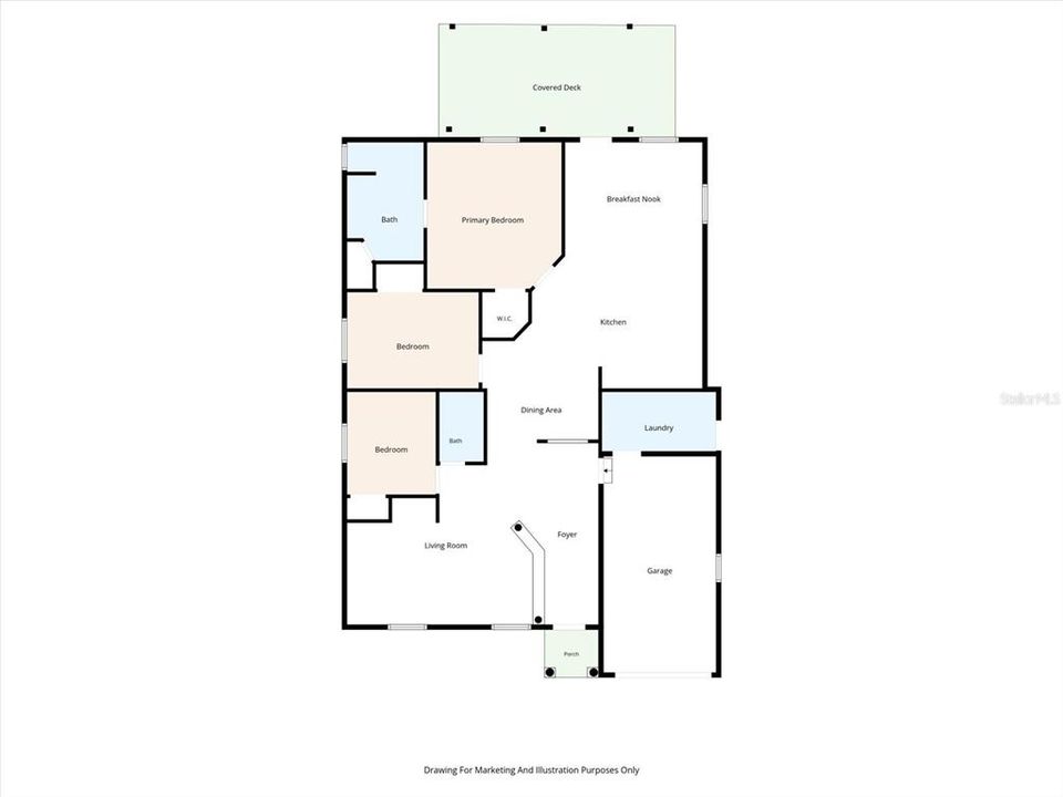На продажу: $445,000 (3 спален, 2 ванн, 1524 Квадратных фут)