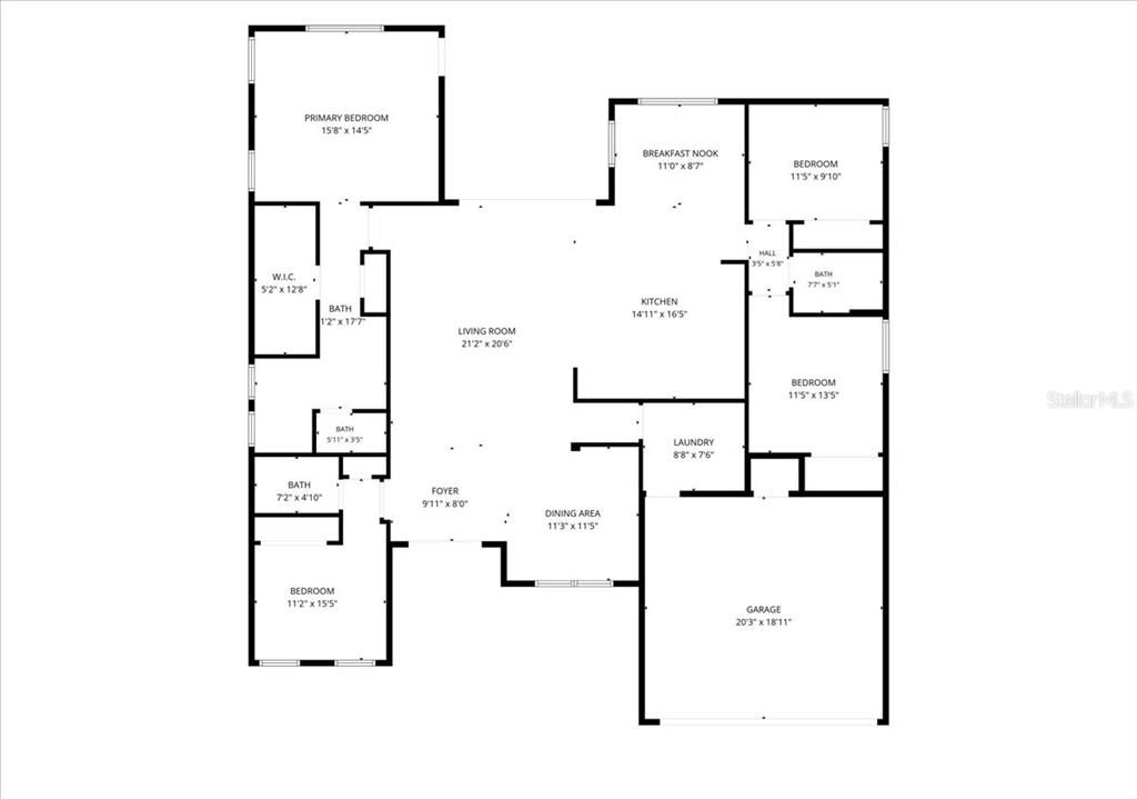Activo con contrato: $450,000 (4 camas, 3 baños, 2198 Pies cuadrados)