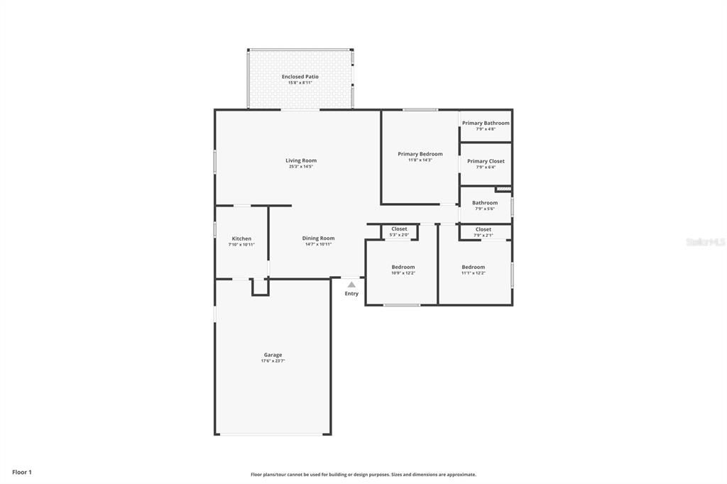 На продажу: $359,900 (3 спален, 2 ванн, 1469 Квадратных фут)