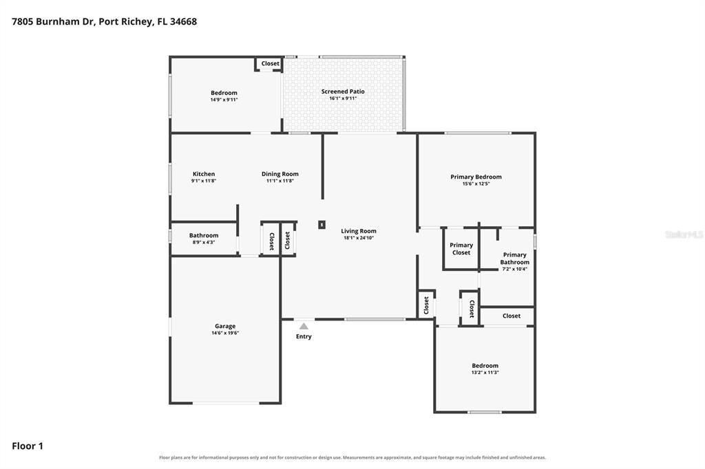 For Sale: $265,000 (3 beds, 2 baths, 1442 Square Feet)