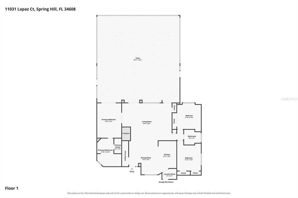 На продажу: $195,000 (3 спален, 2 ванн, 1726 Квадратных фут)
