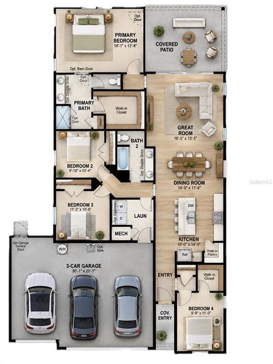 En Venta: $394,499 (4 camas, 2 baños, 1843 Pies cuadrados)