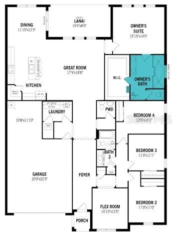 На продажу: $591,990 (4 спален, 2 ванн, 2529 Квадратных фут)