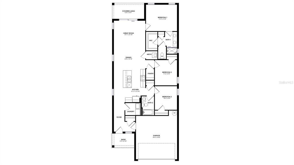 En Venta: $275,990 (2 camas, 2 baños, 1402 Pies cuadrados)