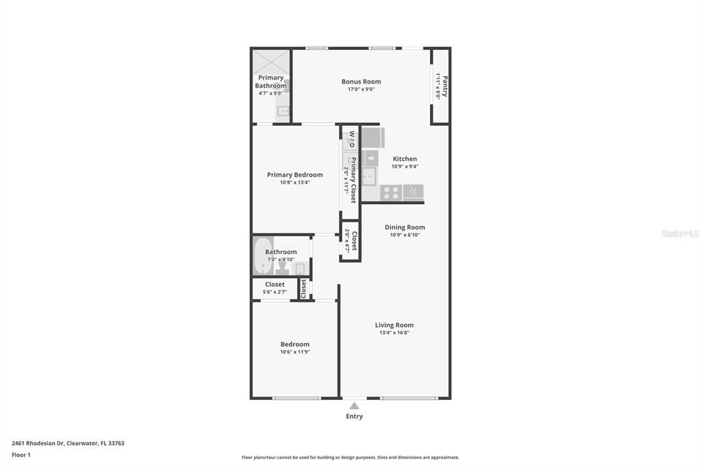 For Sale: $159,000 (2 beds, 2 baths, 1100 Square Feet)