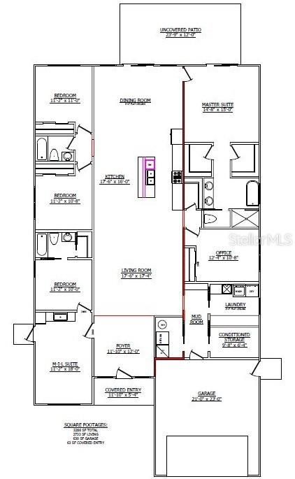 En Venta: $520,000 (5 camas, 3 baños, 3286 Pies cuadrados)
