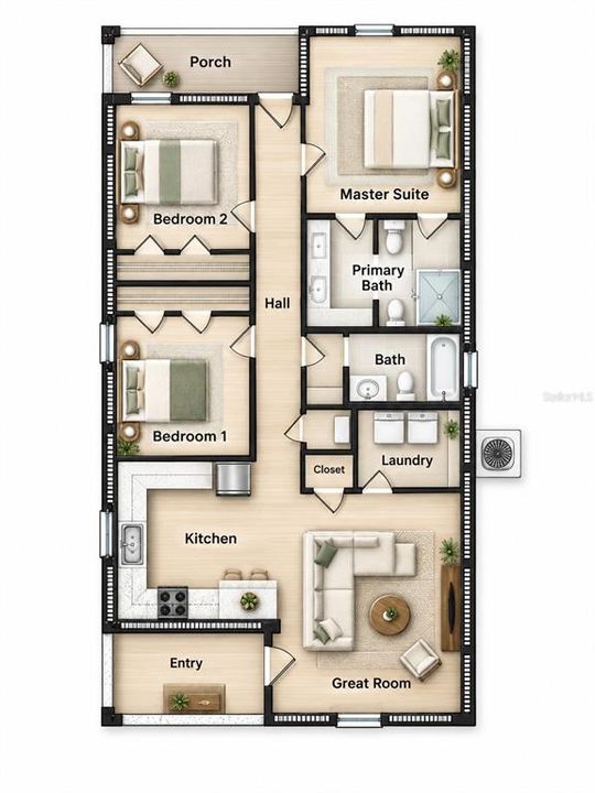 En Venta: $240,000 (3 camas, 2 baños, 1447 Pies cuadrados)