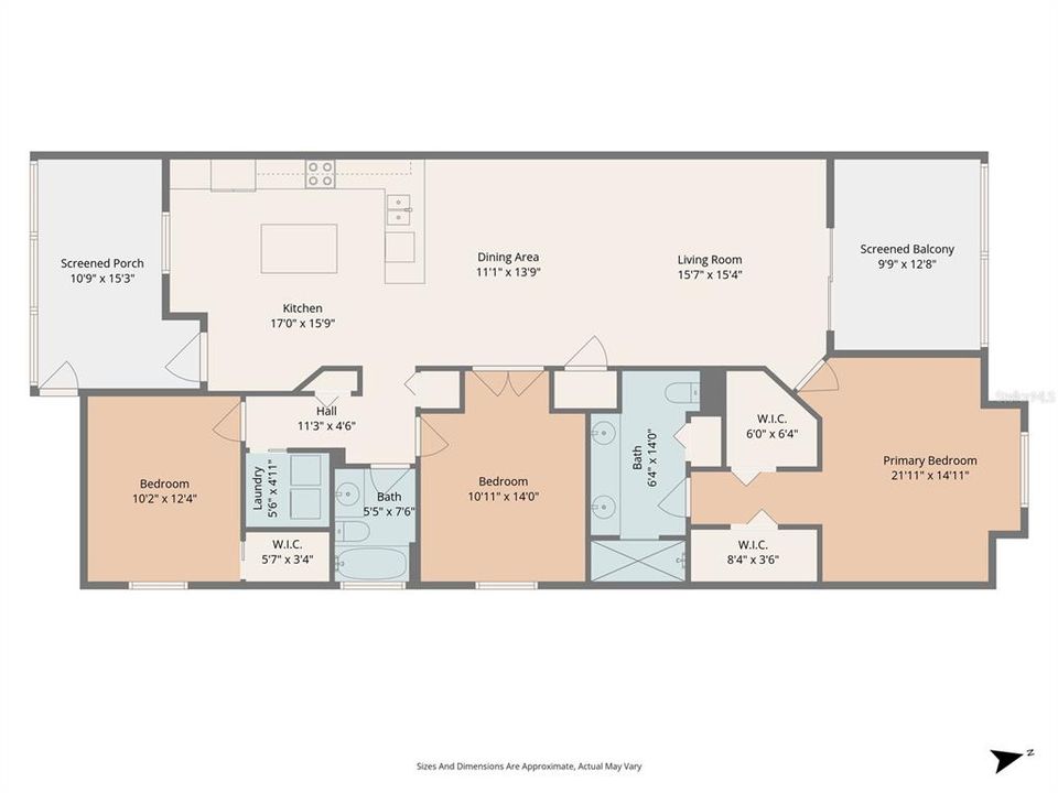 For Rent: $2,200 (2 beds, 2 baths, 1568 Square Feet)