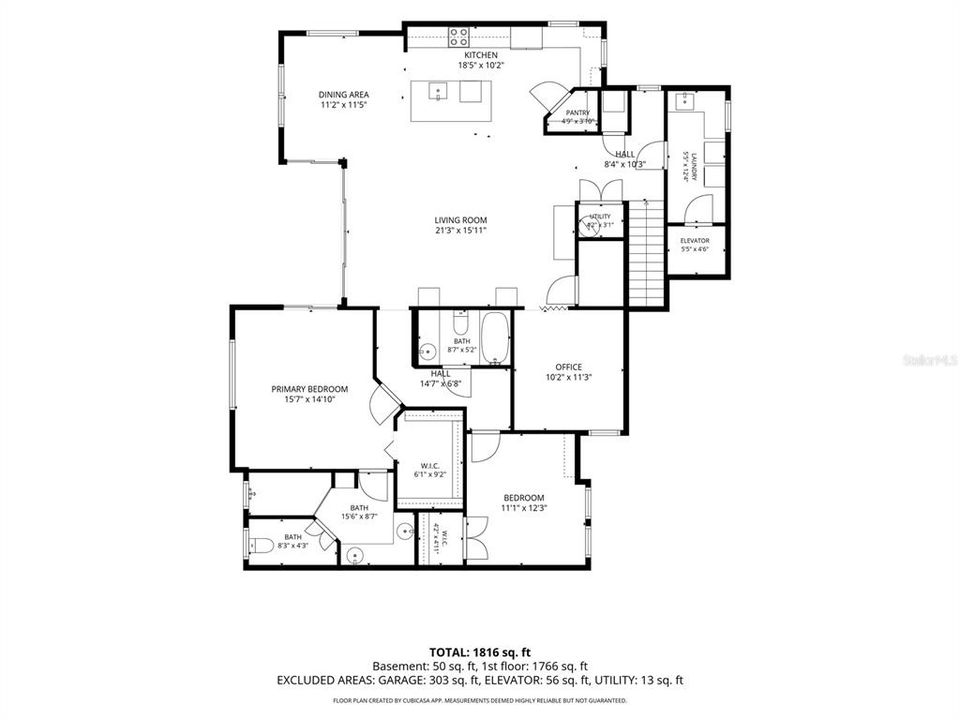 На продажу: $430,000 (2 спален, 2 ванн, 1664 Квадратных фут)