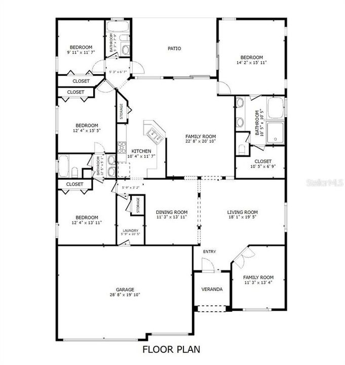 На продажу: $449,900 (4 спален, 3 ванн, 2453 Квадратных фут)
