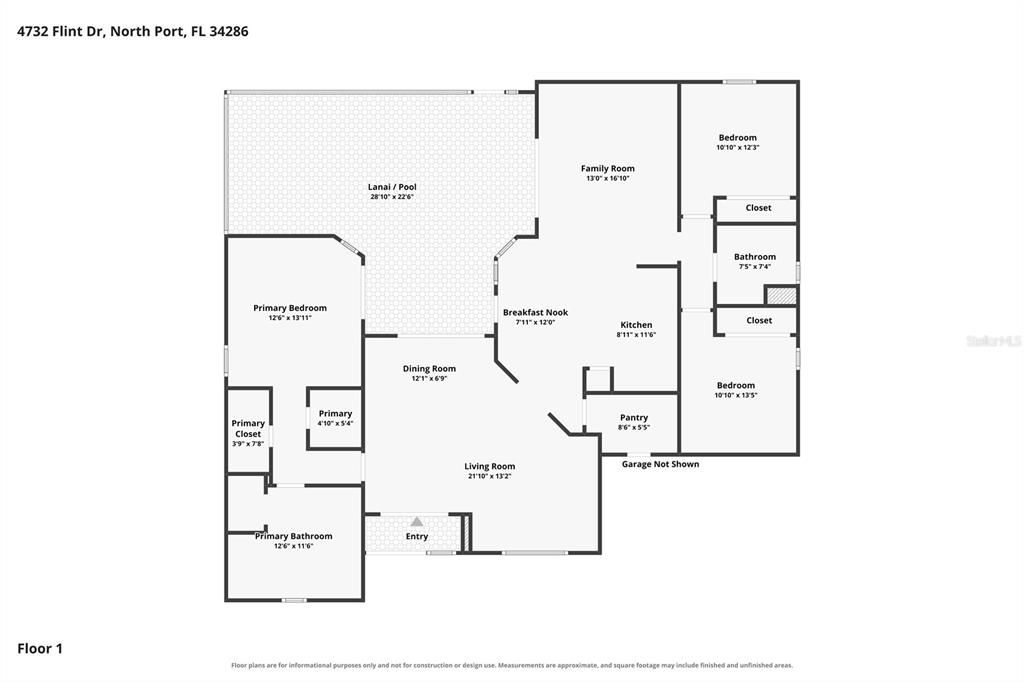 На продажу: $370,000 (3 спален, 2 ванн, 1745 Квадратных фут)