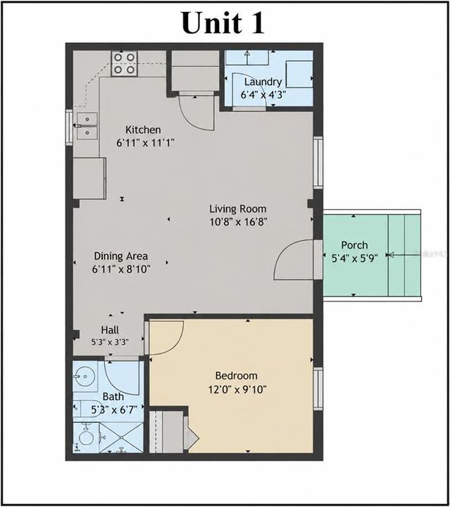 For Rent: $1,350 (1 beds, 1 baths, 650 Square Feet)