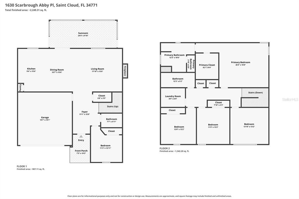 На продажу: $458,990 (5 спален, 3 ванн, 2585 Квадратных фут)
