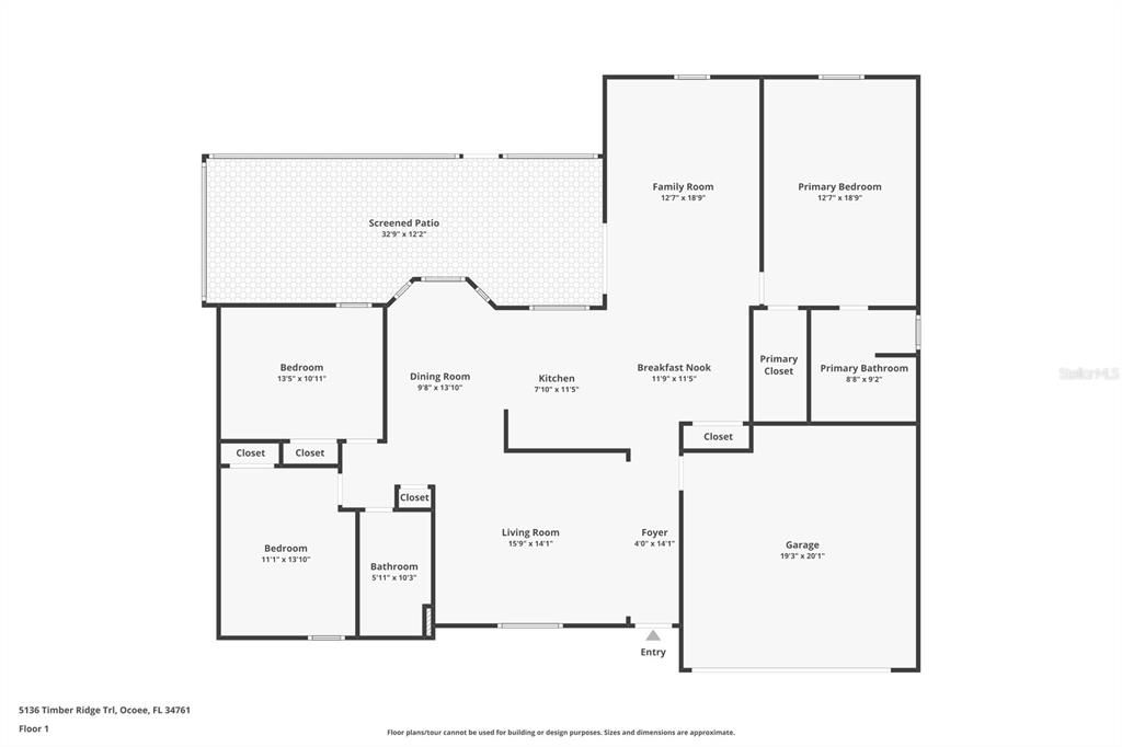 На продажу: $399,900 (3 спален, 2 ванн, 1732 Квадратных фут)