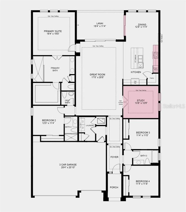 На продажу: $574,999 (4 спален, 3 ванн, 2681 Квадратных фут)