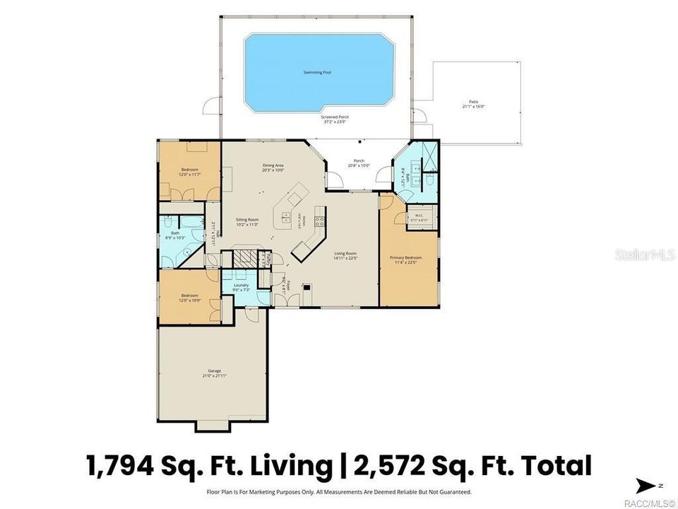 En Venta: $425,000 (3 camas, 2 baños, 1794 Pies cuadrados)