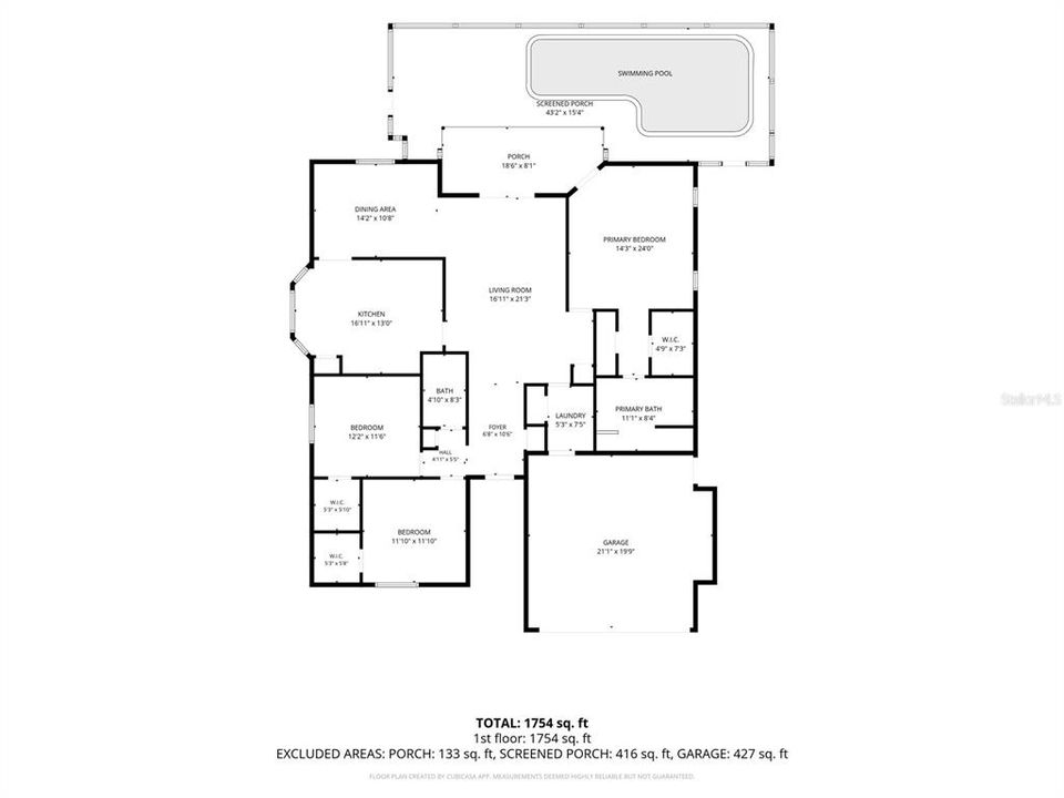 На продажу: $395,000 (3 спален, 2 ванн, 1736 Квадратных фут)