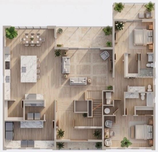 En Venta: $3,600,000 (4 camas, 4 baños, 4300 Pies cuadrados)