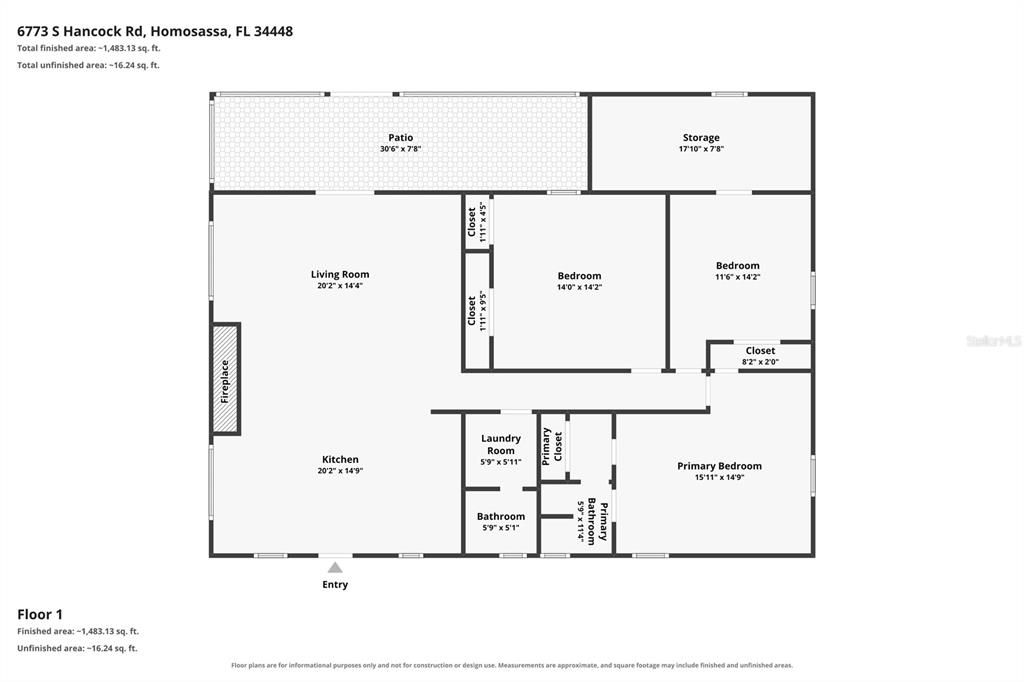 На продажу: $425,000 (3 спален, 2 ванн, 1676 Квадратных фут)
