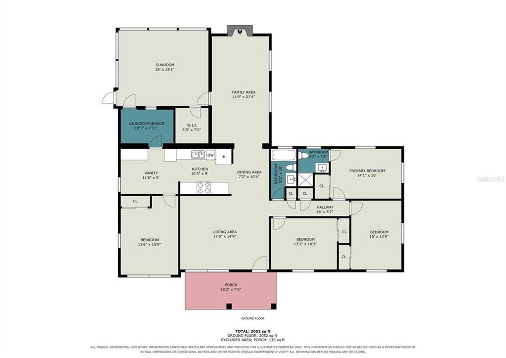 For Sale: $429,900 (3 beds, 2 baths, 1974 Square Feet)