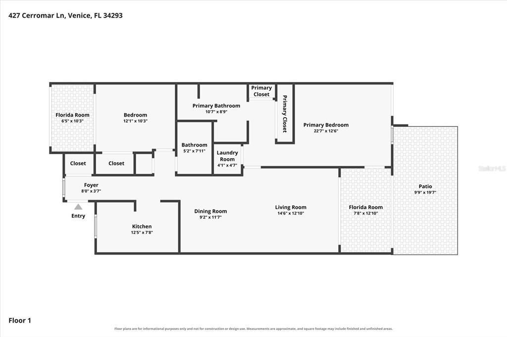 For Sale: $223,000 (2 beds, 2 baths, 1032 Square Feet)