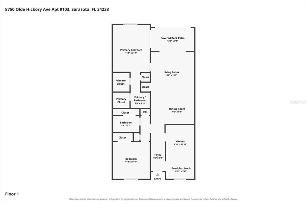 For Sale: $239,000 (2 beds, 2 baths, 1238 Square Feet)