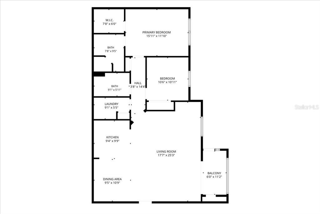 На продажу: $194,900 (2 спален, 2 ванн, 1270 Квадратных фут)