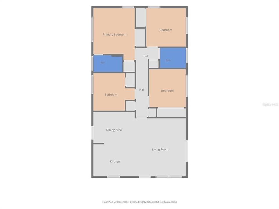 На продажу: $289,000 (4 спален, 2 ванн, 1196 Квадратных фут)