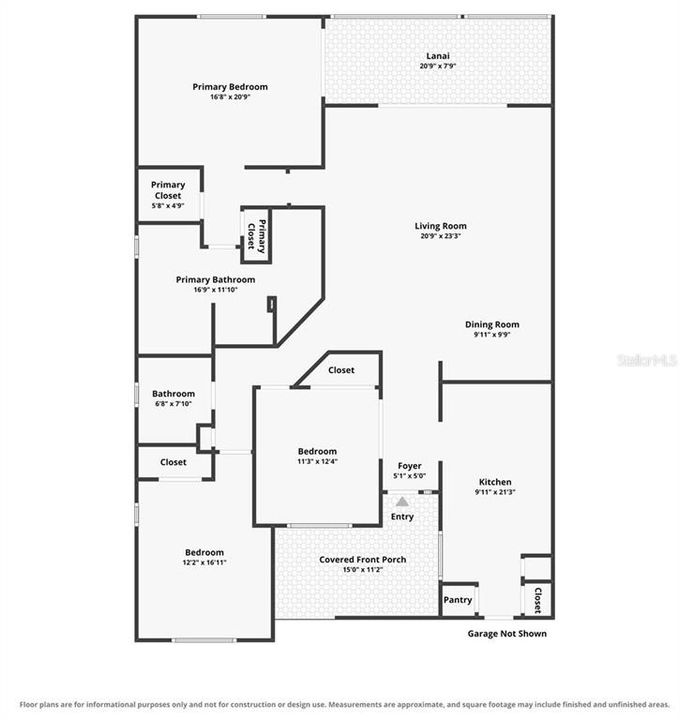На продажу: $384,900 (3 спален, 2 ванн, 1923 Квадратных фут)