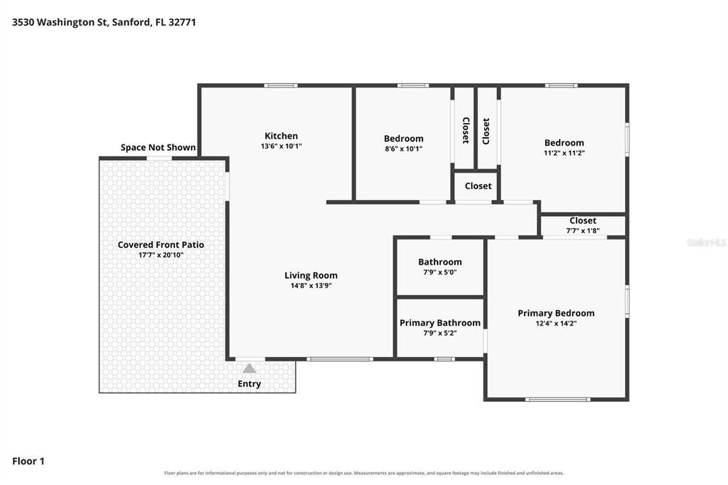 В аренду: $1,775 (3 спален, 2 ванн, 1044 Квадратных фут)