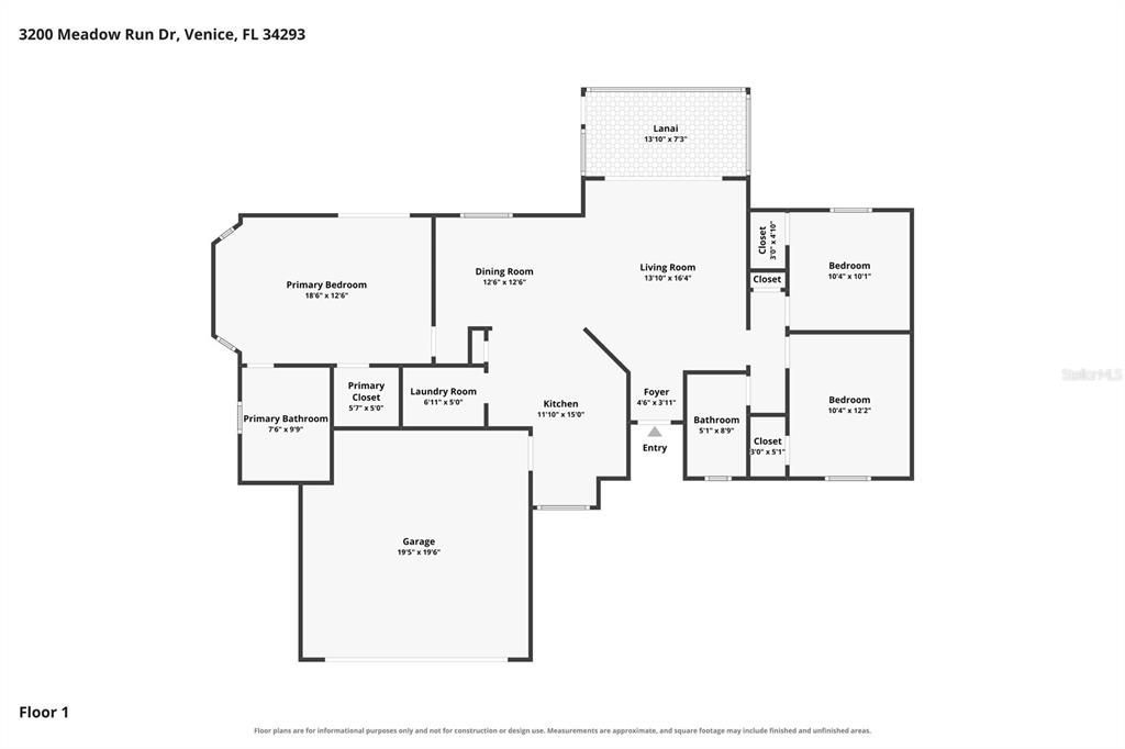 En Venta: $415,000 (3 camas, 2 baños, 1354 Pies cuadrados)