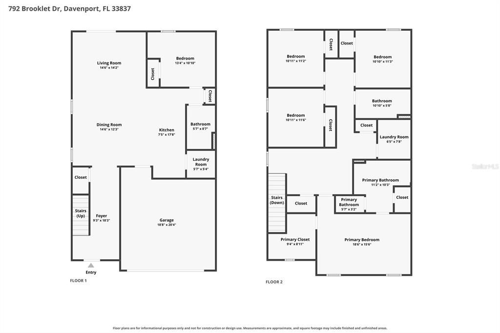 На продажу: $375,000 (5 спален, 3 ванн, 2522 Квадратных фут)