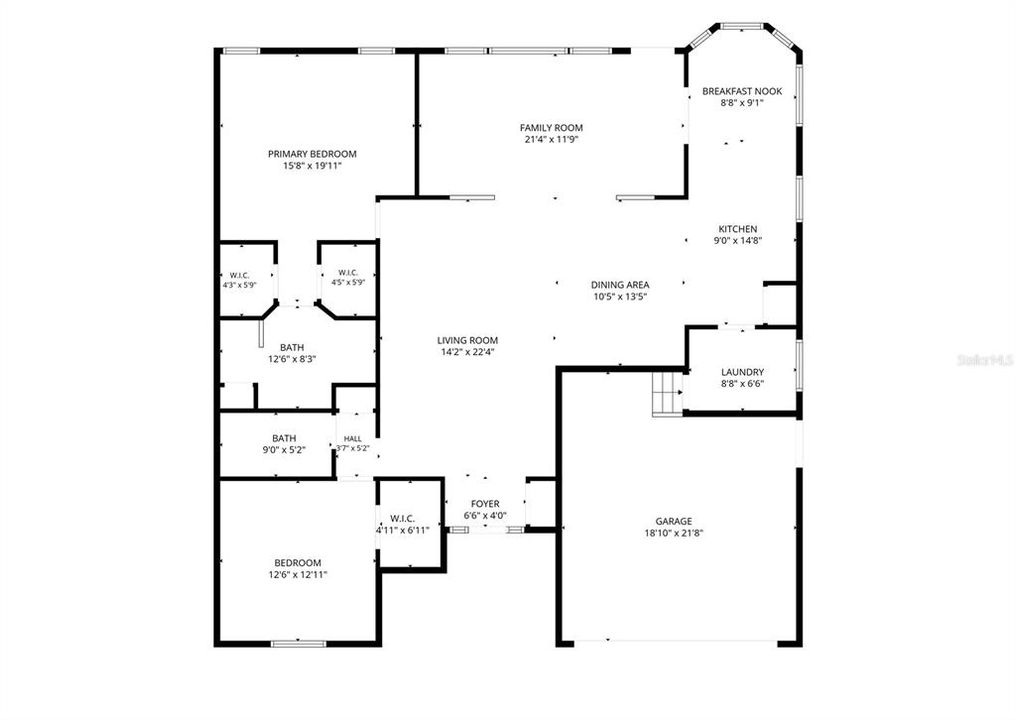 На продажу: $369,000 (2 спален, 2 ванн, 1835 Квадратных фут)