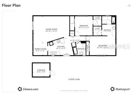 На продажу: $187,900 (2 спален, 2 ванн, 1152 Квадратных фут)