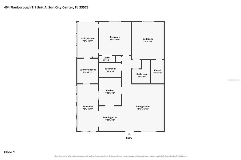For Sale: $149,000 (2 beds, 2 baths, 984 Square Feet)