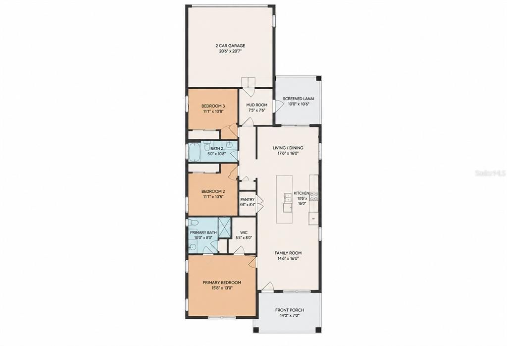 На продажу: $475,000 (3 спален, 2 ванн, 1550 Квадратных фут)