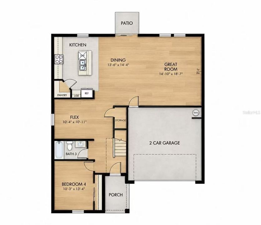 En Venta: $520,000 (4 camas, 3 baños, 2631 Pies cuadrados)