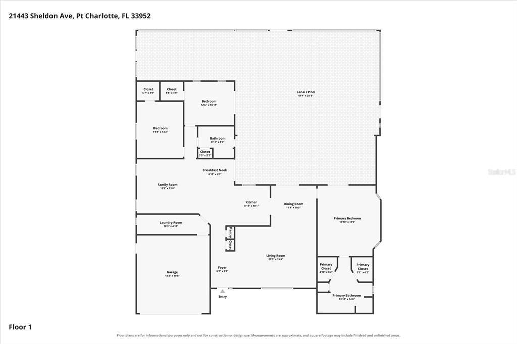 На продажу: $425,000 (3 спален, 2 ванн, 2162 Квадратных фут)